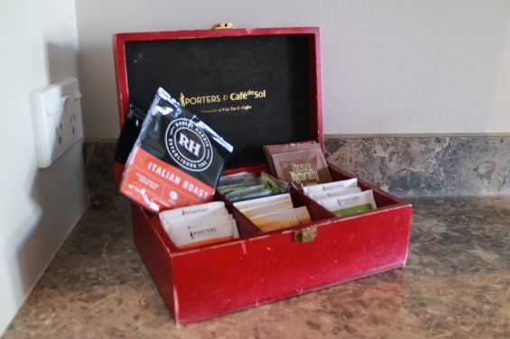 Studio Spa Suite - tea and coffee selection